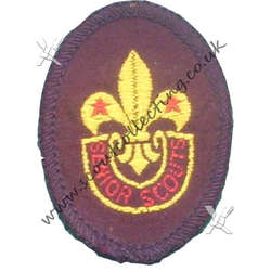 Senior Scout Hat Badge 1957 to 1964