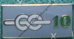 10 years Length of Service brooch